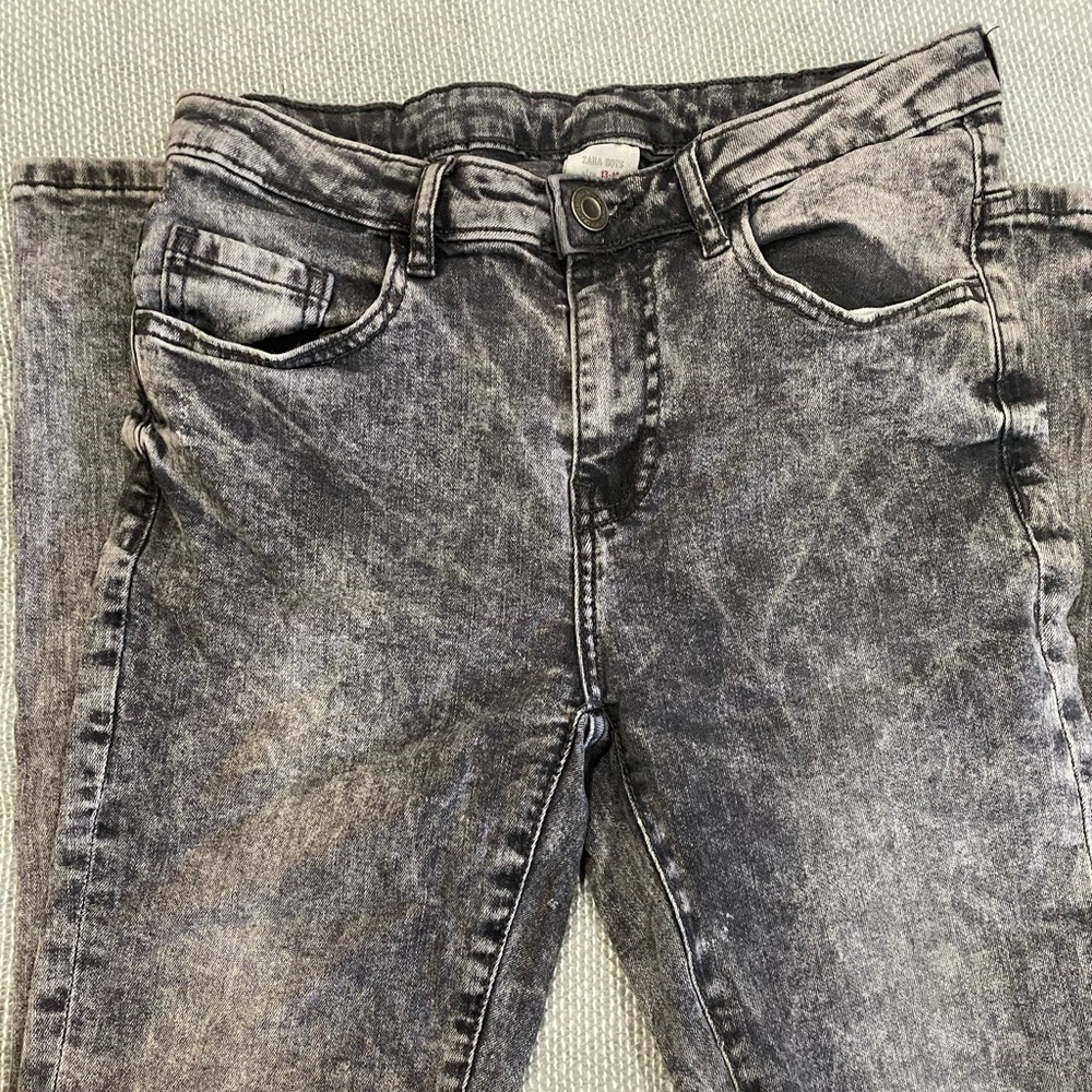 Zara boy acid washed jeans